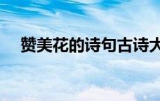 赞美花的诗句古诗大全（赞美花的诗句）
