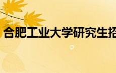 合肥工业大学研究生招生网（合肥工业大学）