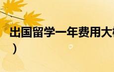 出国留学一年费用大概多少钱（出国留学费用）