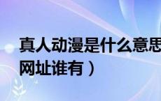 真人动漫是什么意思（BL的真人或动漫视频网址谁有）