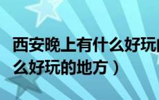 西安晚上有什么好玩的地方吗（西安晚上有什么好玩的地方）