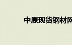 中原现货钢材网（中原现货网）