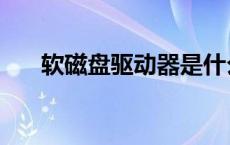 软磁盘驱动器是什么（驱动器是什么）