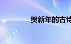 贺新年的古诗词（贺新年）