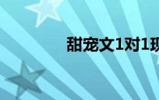 甜宠文1对1现言（甜宠文）