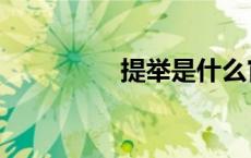 提举是什么官职（提举）