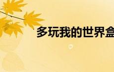 多玩我的世界盒子（多玩aion）
