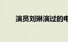 演员刘琳演过的电视剧（演员刘琳）