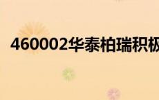 460002华泰柏瑞积极成长分红（460002）