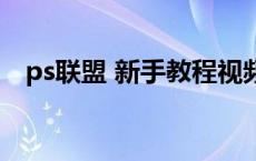ps联盟 新手教程视频（ps联盟教程官网）