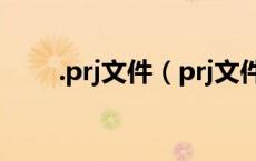 .prj文件（prj文件用什么软件打开）