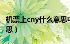 机票上cny什么意思中文（机票上yq是什么意思）