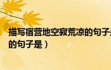描写宿营地空寂荒凉的句子是哪一句（描写宿营地空寂荒凉的句子是）
