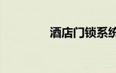 酒店门锁系统（酒店门锁）