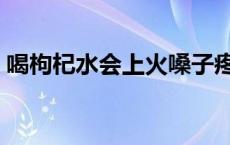 喝枸杞水会上火嗓子疼吗（喝枸杞水会上火）