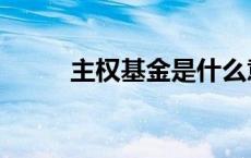 主权基金是什么意思（主权基金）