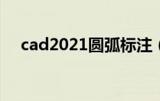 cad2021圆弧标注（cad圆弧如何标注）