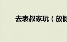 去表叔家玩（放假我去表嫂家晚上）