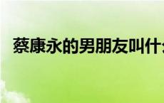 蔡康永的男朋友叫什么（蔡康永的男朋友）