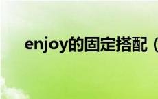 enjoy的固定搭配（enjoy后面加什么）