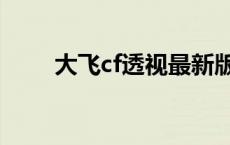 大飞cf透视最新版本（大飞cf透视）