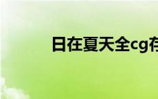 日在夏天全cg存档（日在夏天）