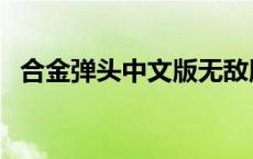 合金弹头中文版无敌版（合金弹头中文版）
