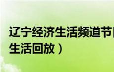 辽宁经济生活频道节目表（辽宁经济频道直播生活回放）