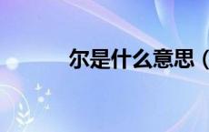 尔是什么意思（汝是什么意思）