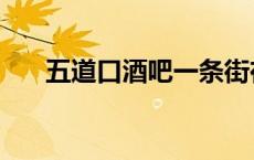 五道口酒吧一条街在哪（五道口酒吧）