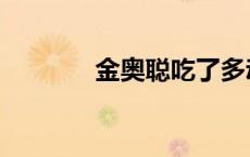 金奥聪吃了多动症（金奥聪）