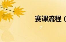 赛课流程（赛课系统）