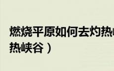 燃烧平原如何去灼热峡谷（燃烧平原怎么去灼热峡谷）