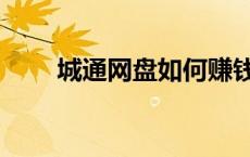 城通网盘如何赚钱（城通网盘如何）
