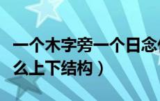 一个木字旁一个日念什么（一个木一个日念什么上下结构）
