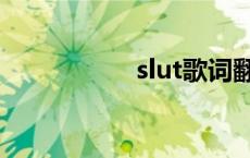 slut歌词翻译（slut）
