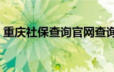重庆社保查询官网查询（重庆社保查询官网）