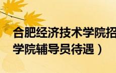 合肥经济技术学院招聘2020（合肥经济技术学院辅导员待遇）