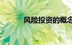 风险投资的概念（投资的概念）