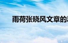 雨荷张晓风文章的思想（雨荷张晓风）