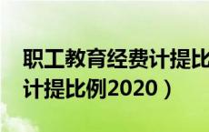 职工教育经费计提比例2021（职工教育经费计提比例2020）