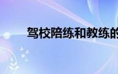 驾校陪练和教练的区别（驾校陪练）