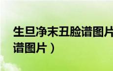 生旦净末丑脸谱图片 简笔画（生旦净末丑脸谱图片）