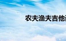 农夫渔夫吉他谱（农夫渔夫）