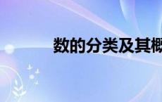 数的分类及其概念（数的分类）