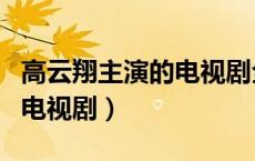 高云翔主演的电视剧全部电影（高云翔主演的电视剧）