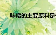 味噌的主要原料是什么（味噌是什么）