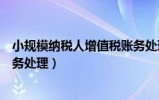 小规模纳税人增值税账务处理最新（小规模纳税人增值税账务处理）