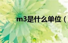 m3是什么单位（nm3是什么单位）
