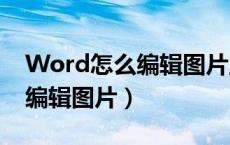 Word怎么编辑图片里面的文字（word怎么编辑图片）